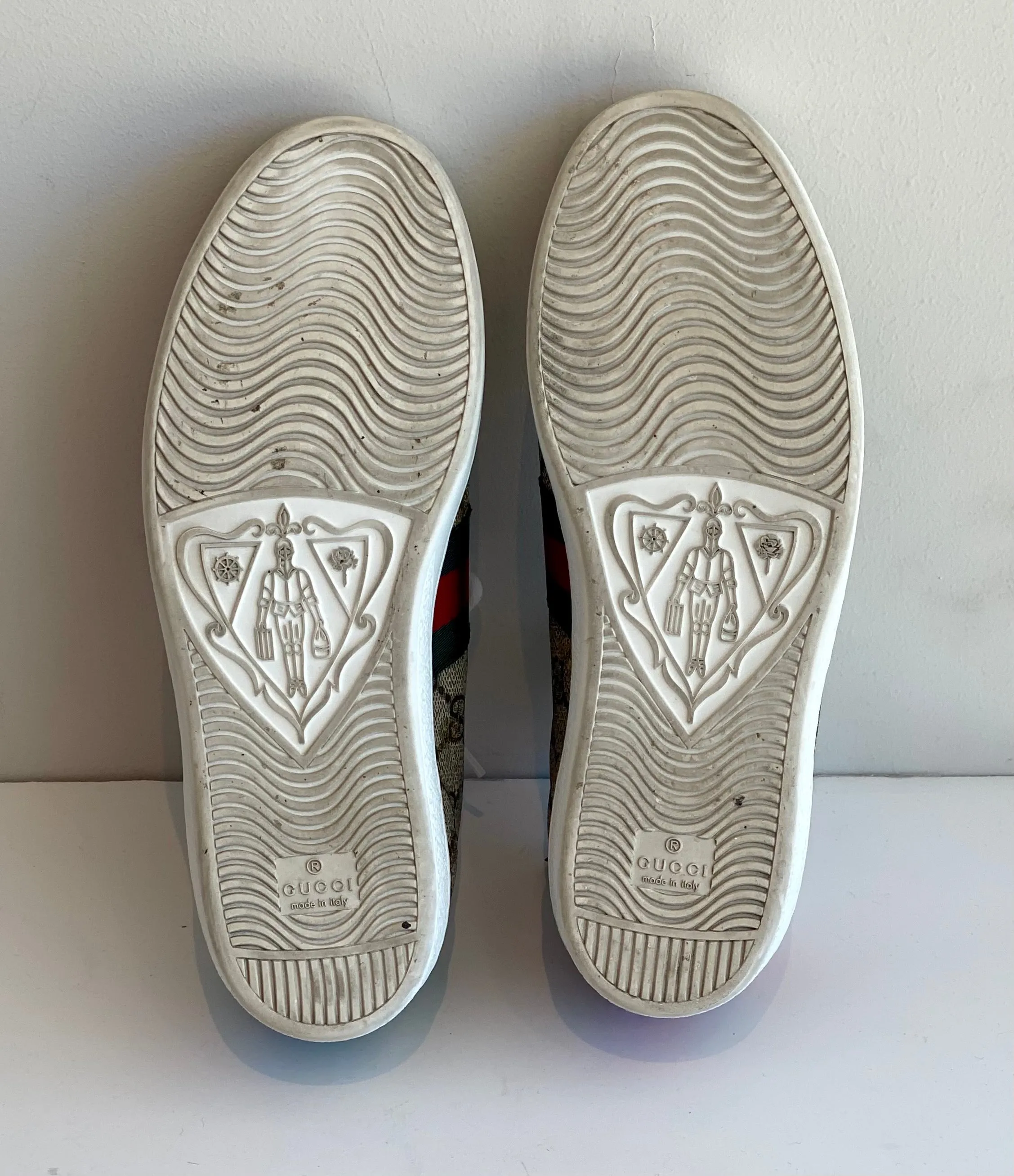 Gucci New Ace Monogram Bee Sneakers