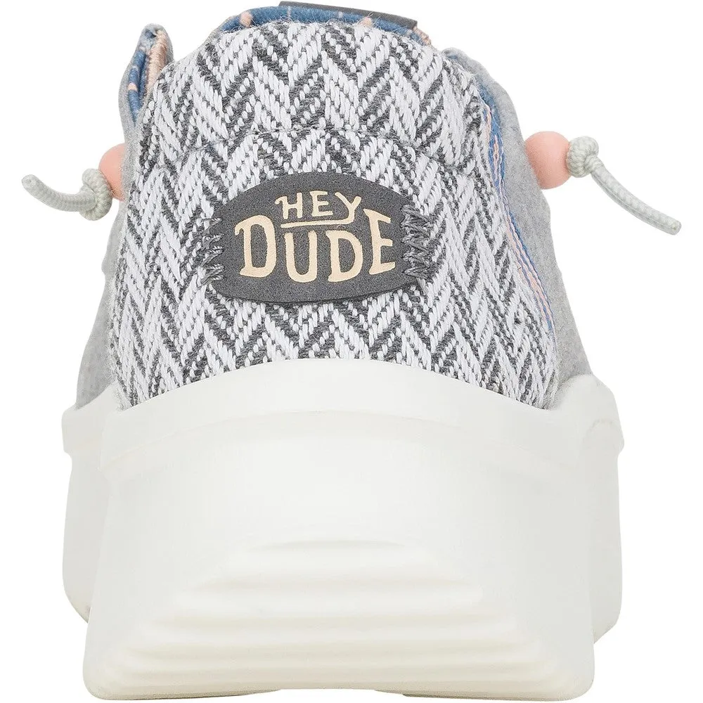 HEYDUDE Wendy Peak Chambray Woven Shoes