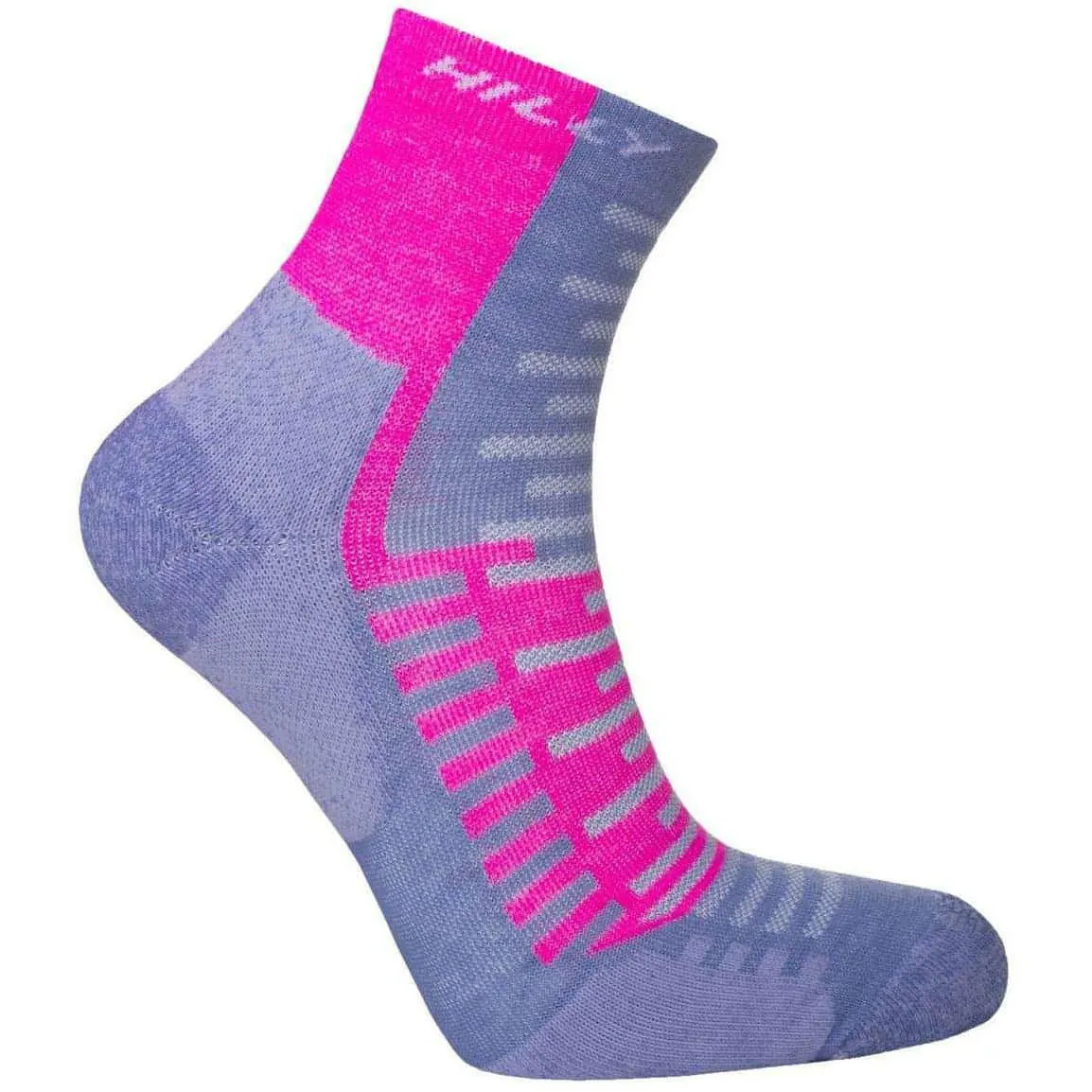 Hilly Active Anklet Running Socks - Purple