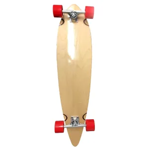 Hopkin woodgrain pintail 38 inch longboard complete