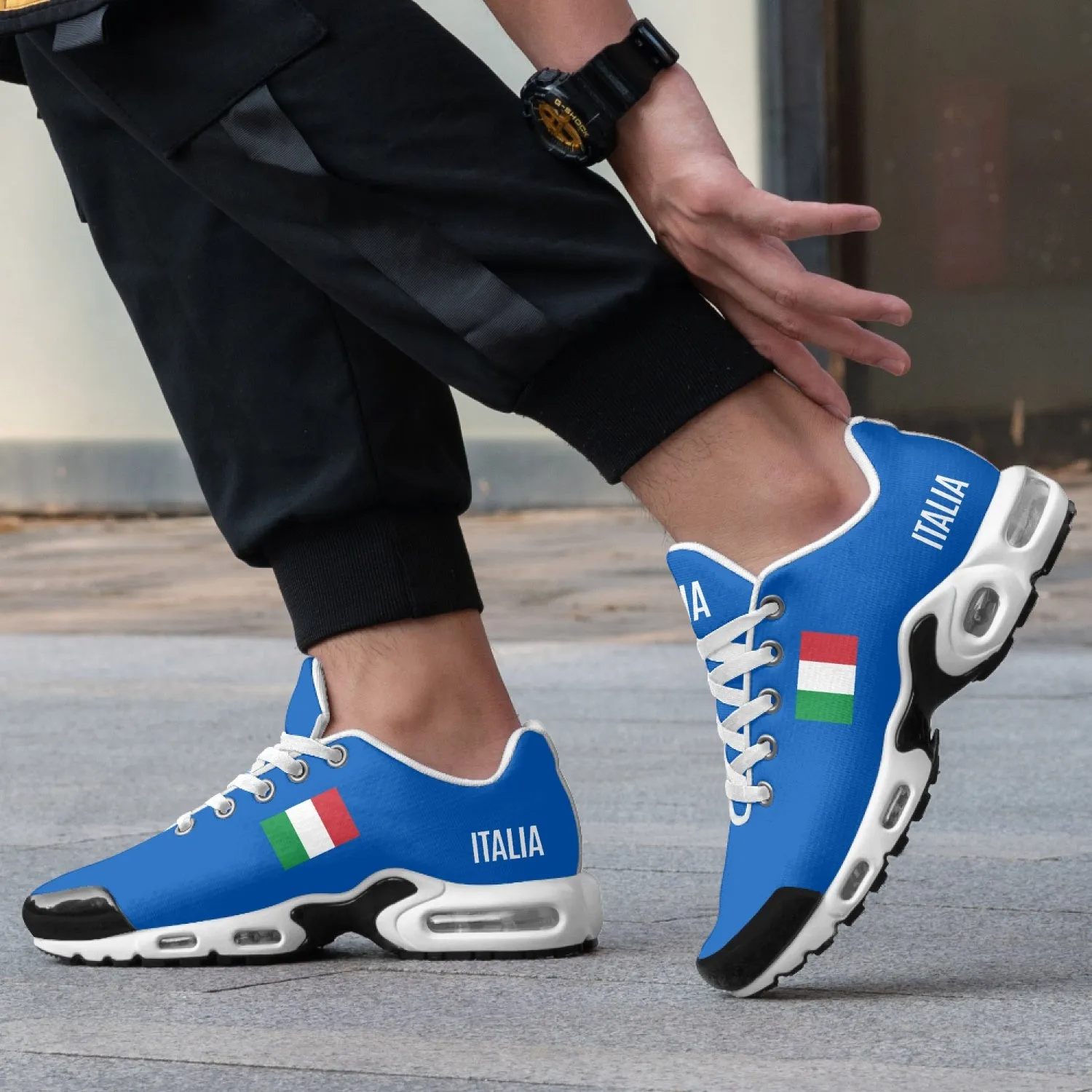 Italia Bounce Sneakers - Azure