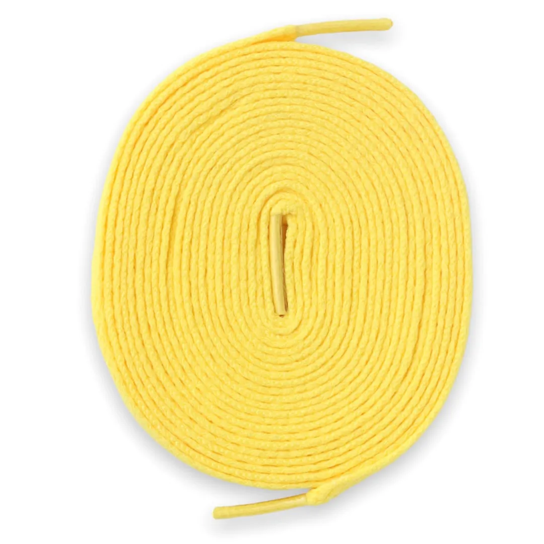 Jordan 1 Laces Basics Flat Thin - Yellow Laces