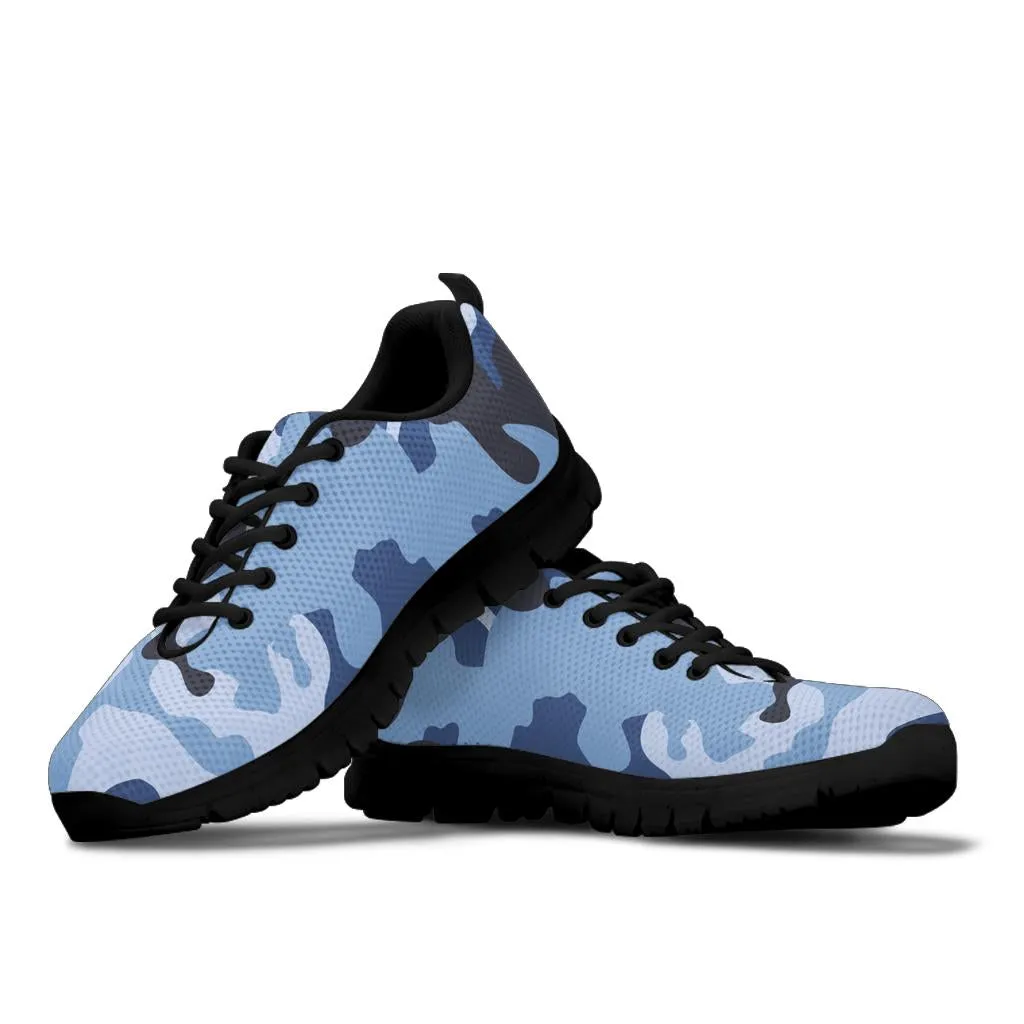 Knit Sneakers_Military Blue_Camo