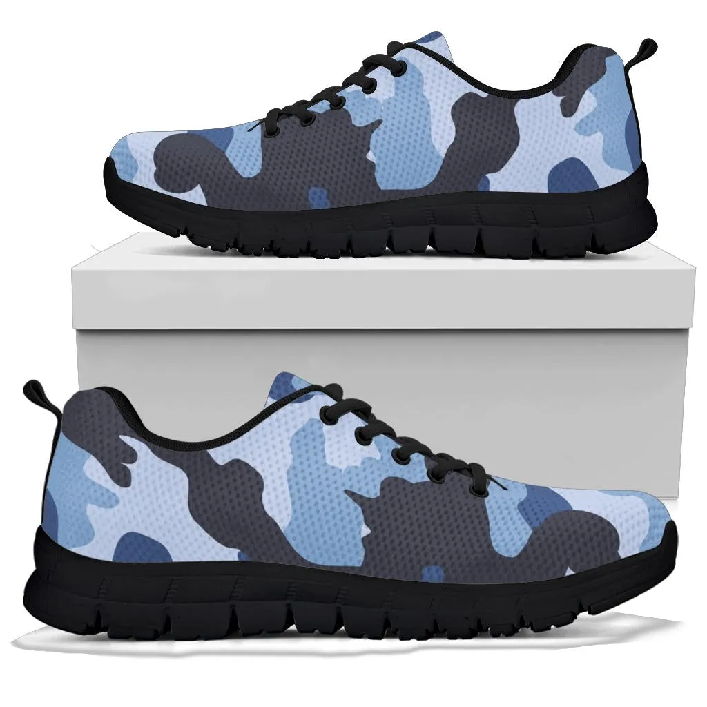 Knit Sneakers_Military Blue_Camo