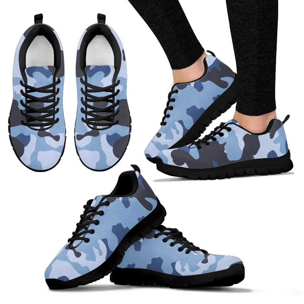 Knit Sneakers_Military Blue_Camo