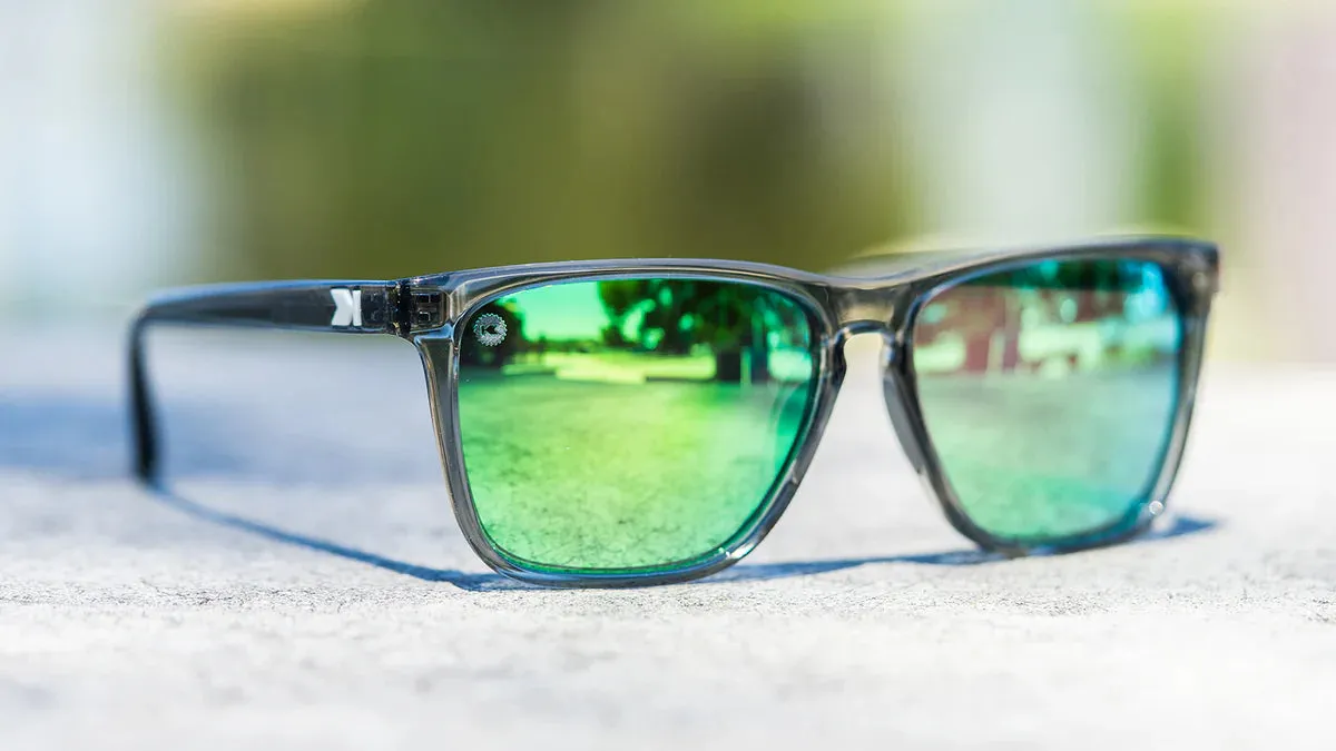 Knockaround Fast Lanes Sport: Clear Grey/Green Moonshine