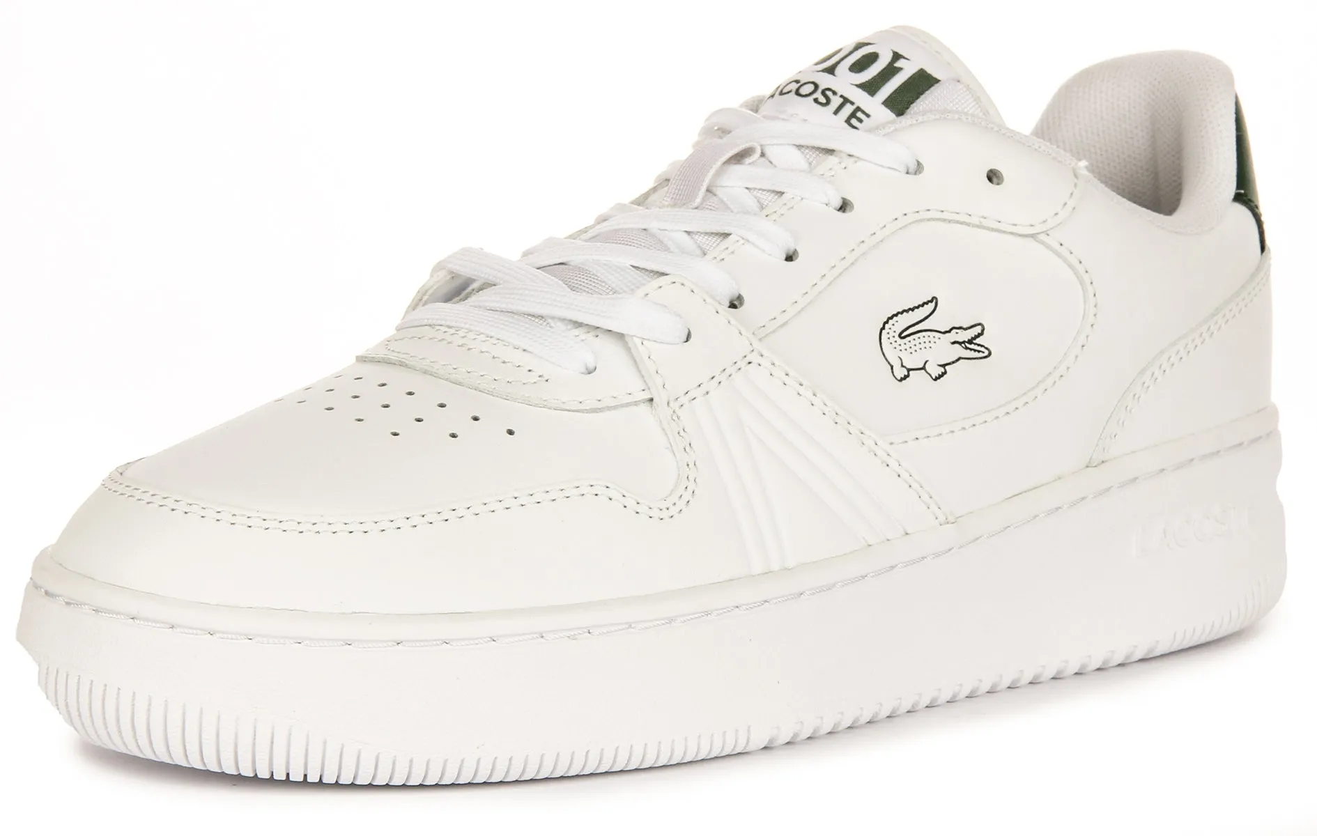 Lacoste L001 St 224 In White Green For Men