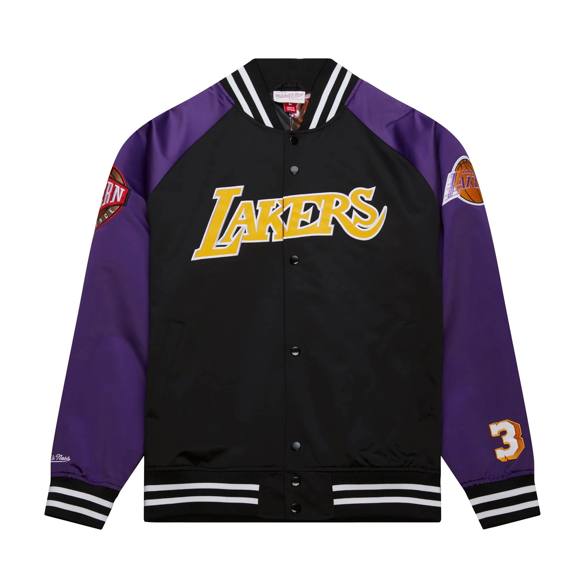 Lakers Lightweight Satin Jacket Magic Johnson