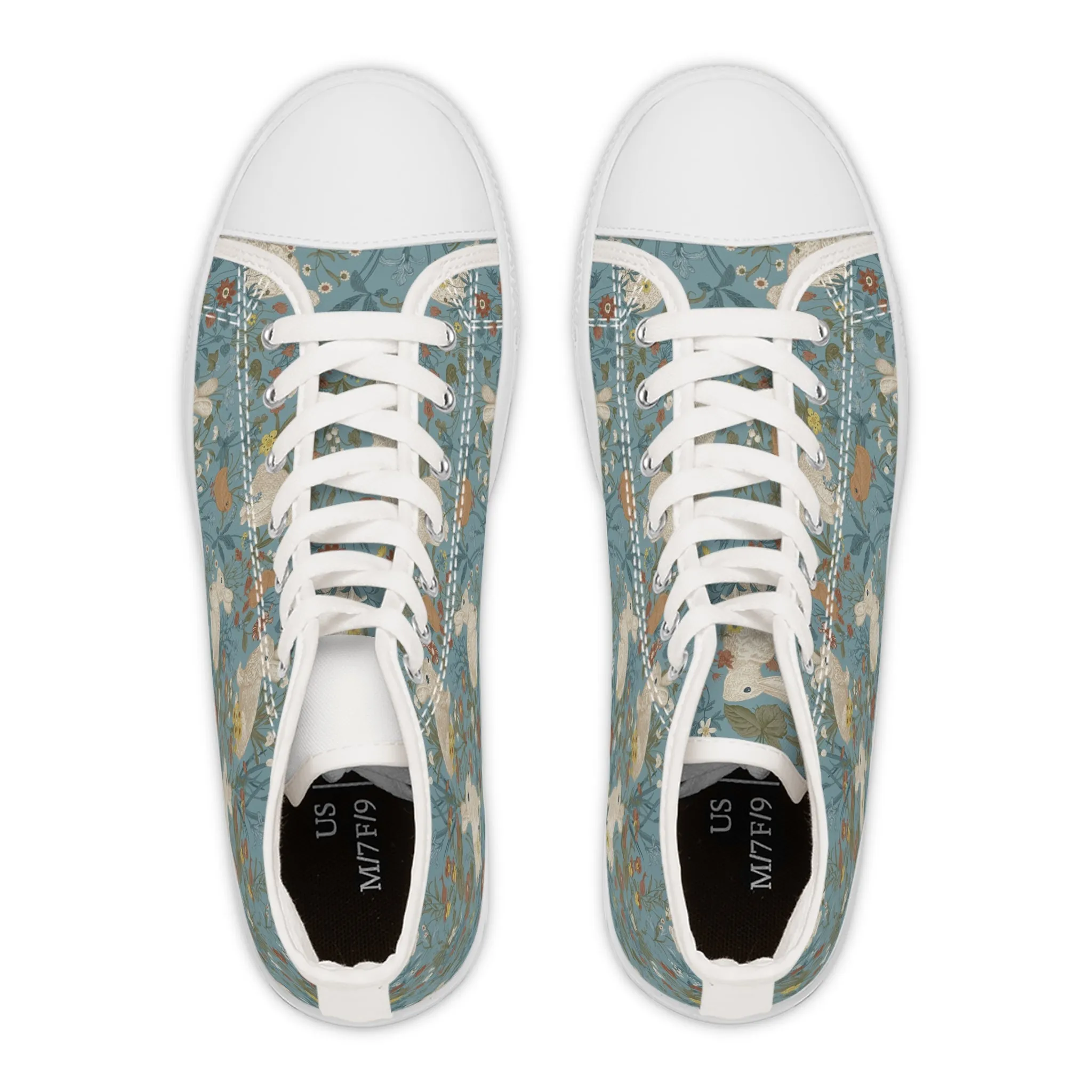 Lawn Rabbit Women's High Top Sneakers