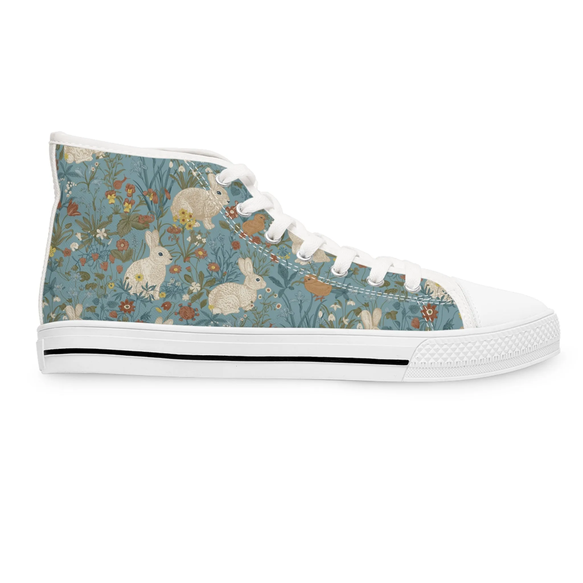 Lawn Rabbit Women's High Top Sneakers