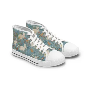 Lawn Rabbit Women's High Top Sneakers