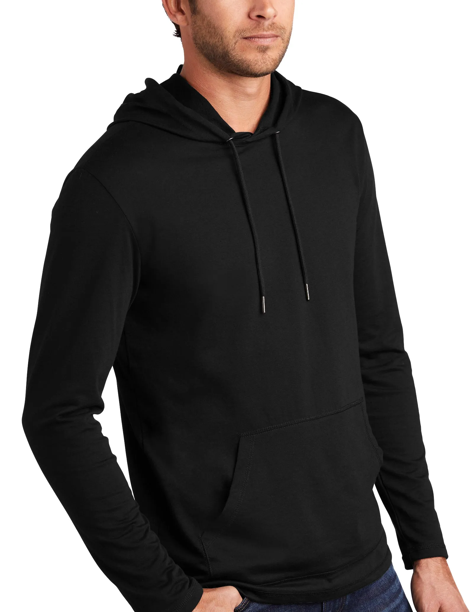 Lightweight French Terry Tee Hoodie 4.5 Ounce Luxury Essential