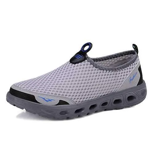 Lightweight Hollow Out Casual Sport Shoes In Mesh