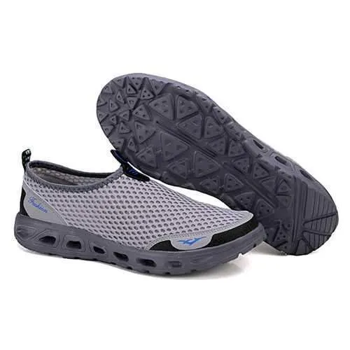 Lightweight Hollow Out Casual Sport Shoes In Mesh