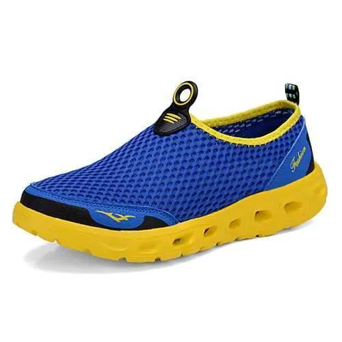 Lightweight Hollow Out Casual Sport Shoes In Mesh