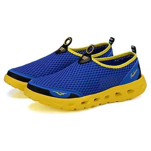 Lightweight Hollow Out Casual Sport Shoes In Mesh