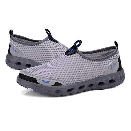 Lightweight Hollow Out Casual Sport Shoes In Mesh