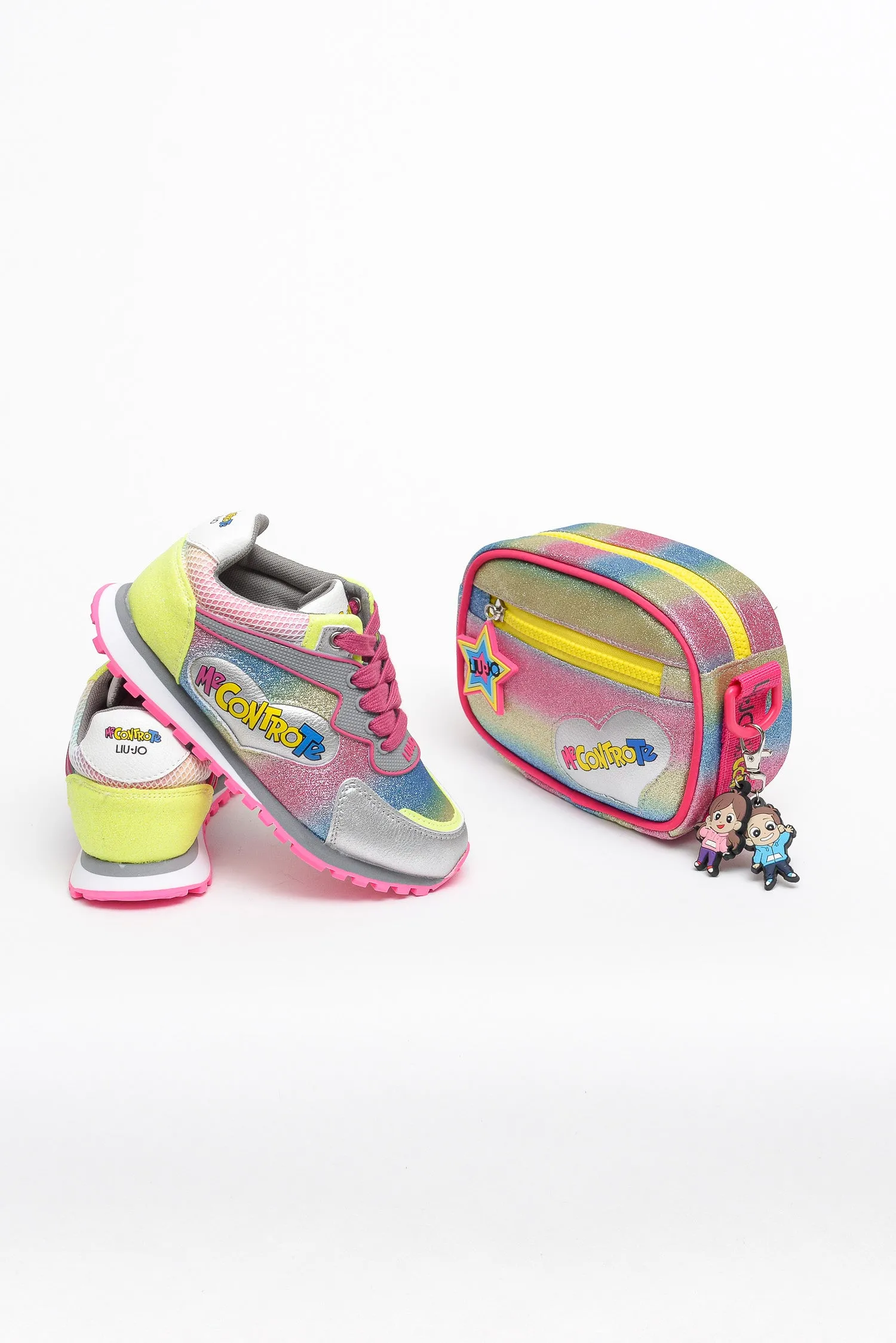 Liu Jo Shoes Sneaker Lacci Multic. pochette Multicolore Bambina