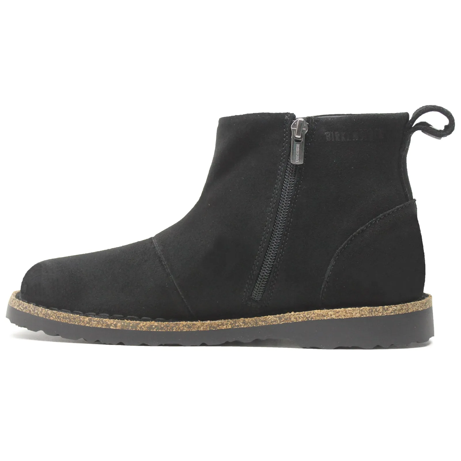 Melrose Suede Leather Unisex Slip-on Ankle Boots