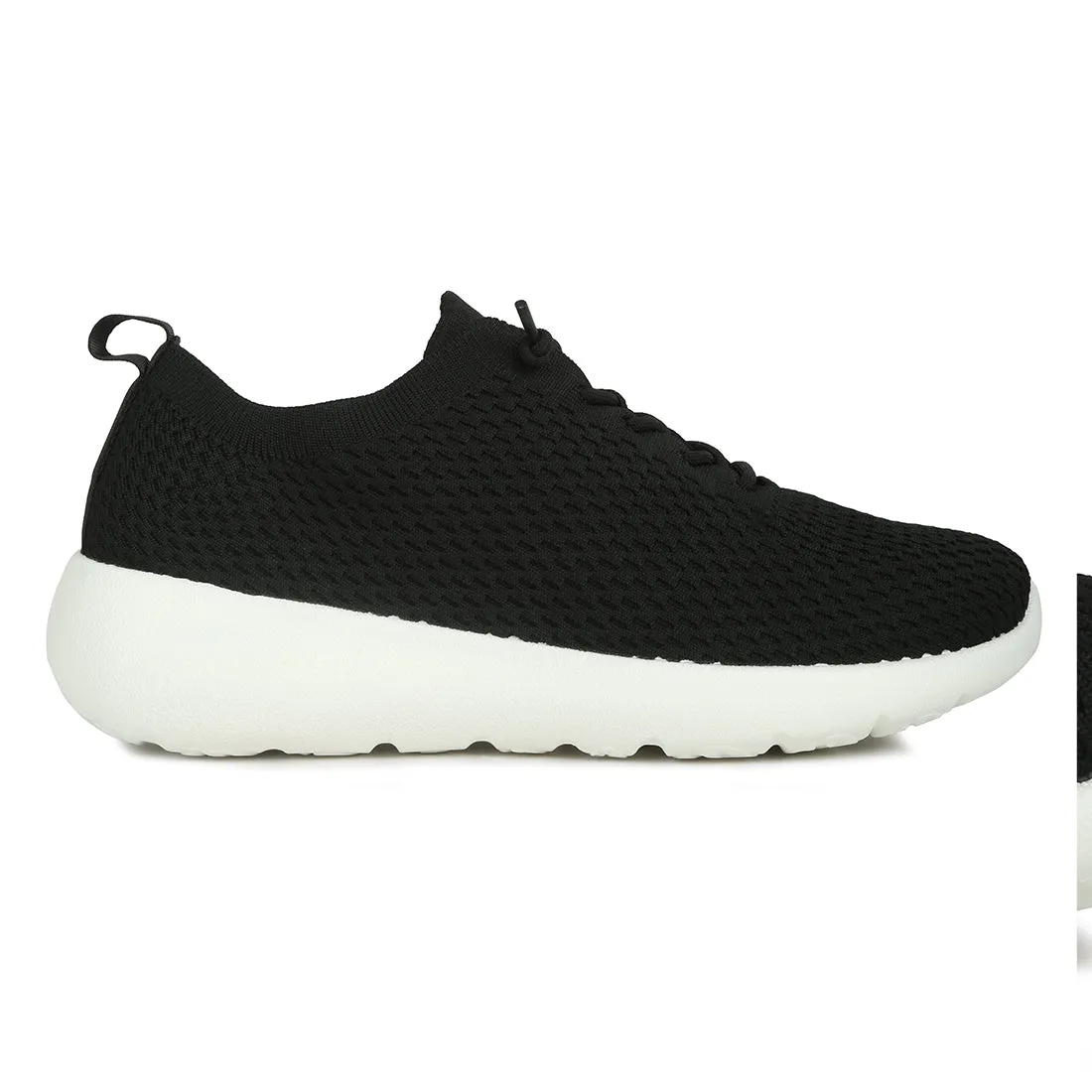 Men's Knitted Lace Up Sneakers