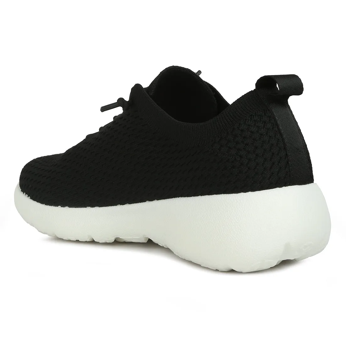 Men's Knitted Lace Up Sneakers