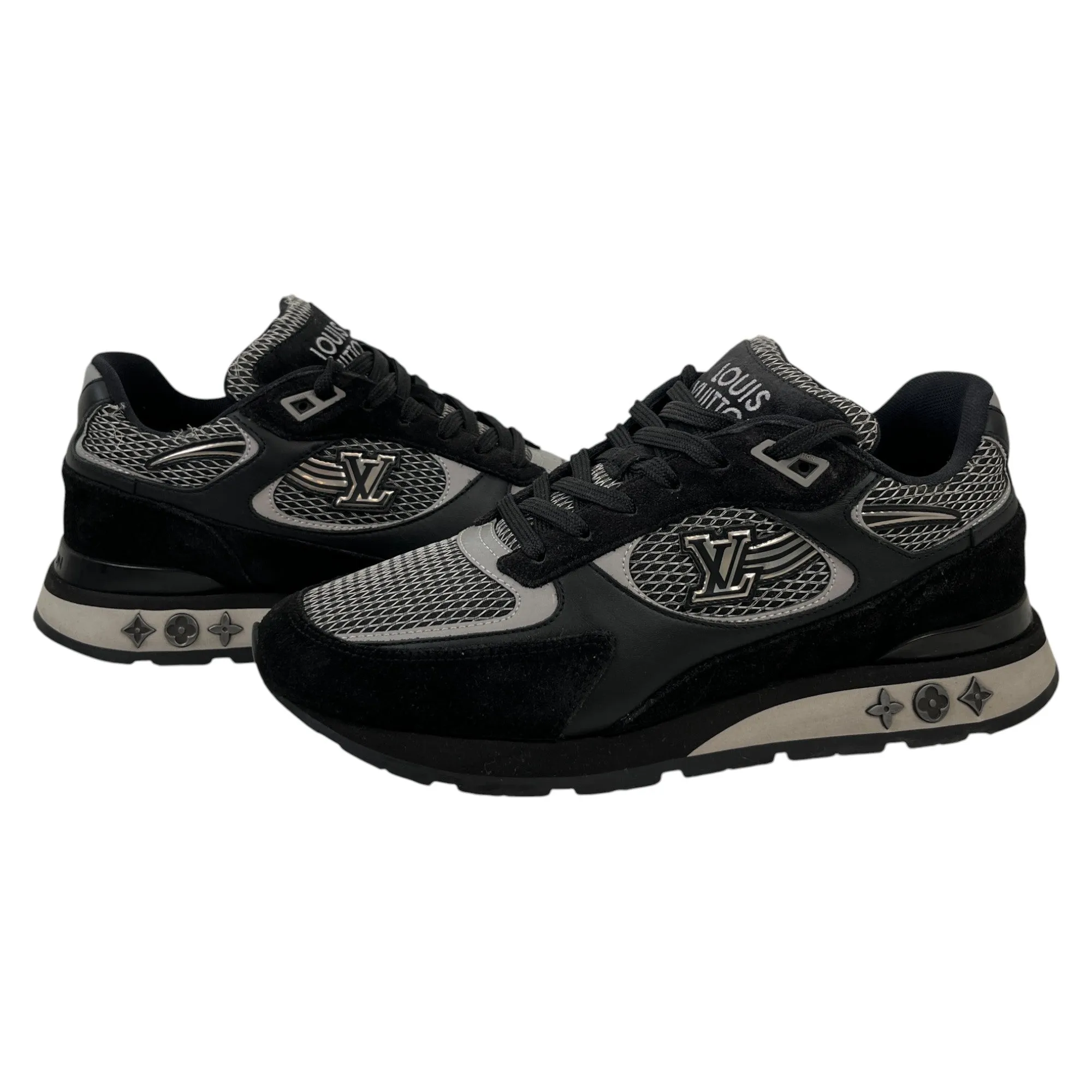 Men's Run Away Low Trainers Black Size EU 40.5 / UK 6.5