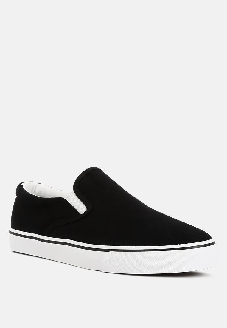 Merlin Canvas Slip On Sneakers