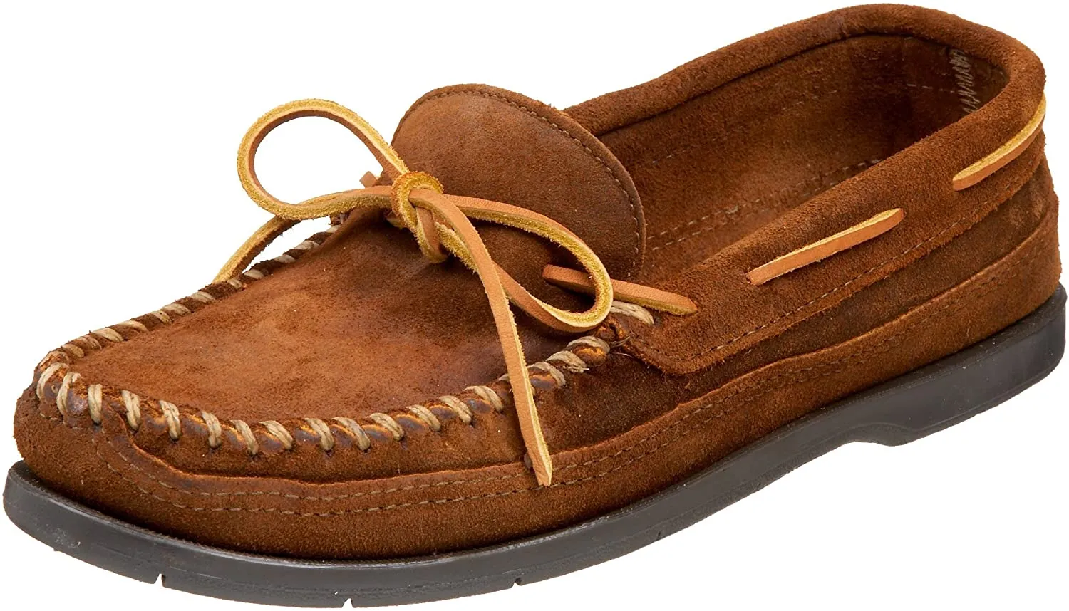 Minnetonka Men's Double Bottom Hardsole Moccasin