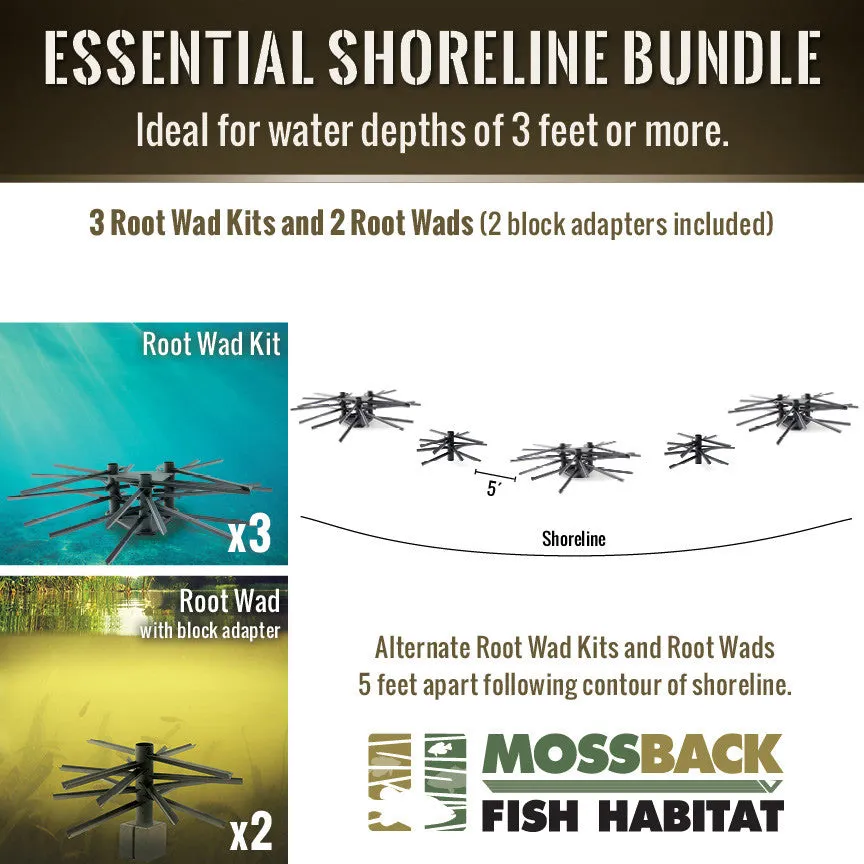 Mossback Fish Habitat Essential Shoreline Bundle