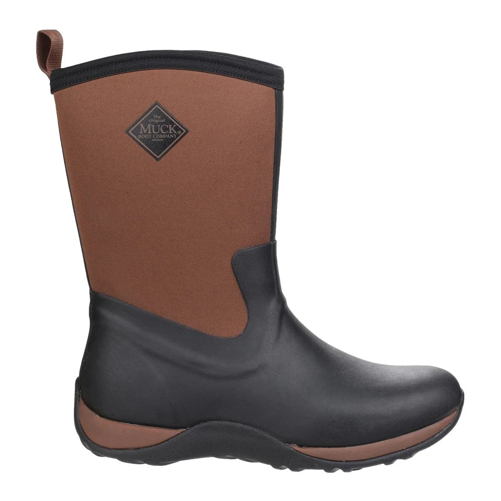 Muck Boots Arctic Weekend Rubber Black/Tan Wellington Boots