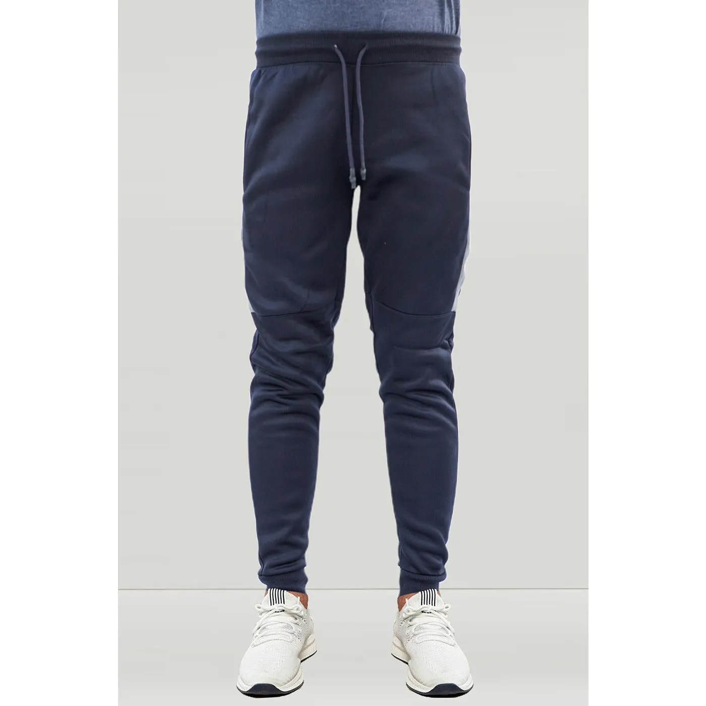 Navy Sports Polyester Joggers