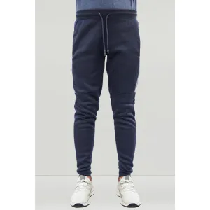 Navy Sports Polyester Joggers