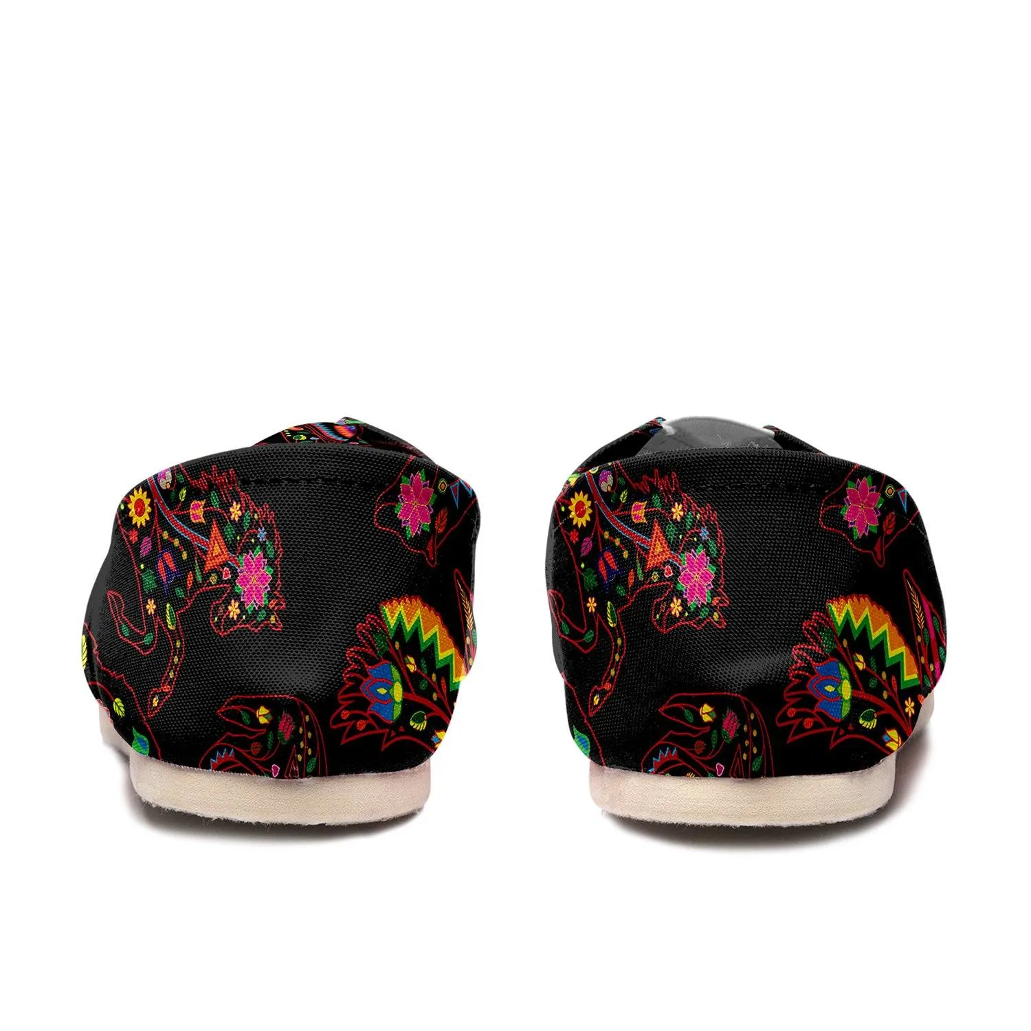 Neon Floral Animals Slip On