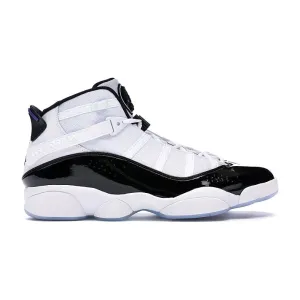 Nike Men's Jordan 6 Rings Shoes - White / Black / Dark Concorde Blue