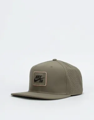 Nike SB Aerobill Pro 2.0 Snapback Cap - Medium Olive/Black