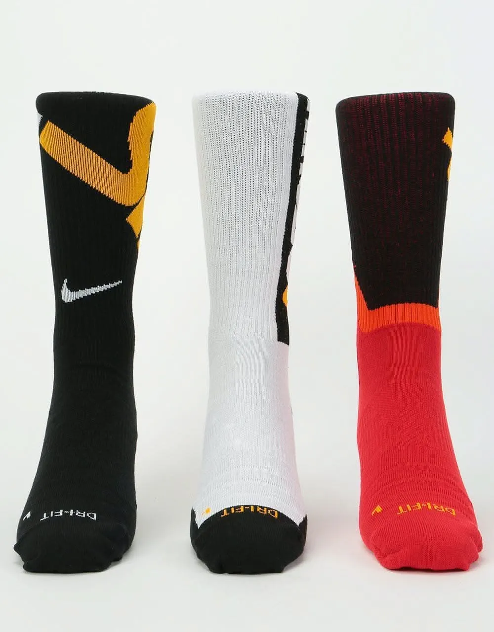 Nike SB Everyday Max Lightweight Crew Socks 3 Pack - Multi (BWB)