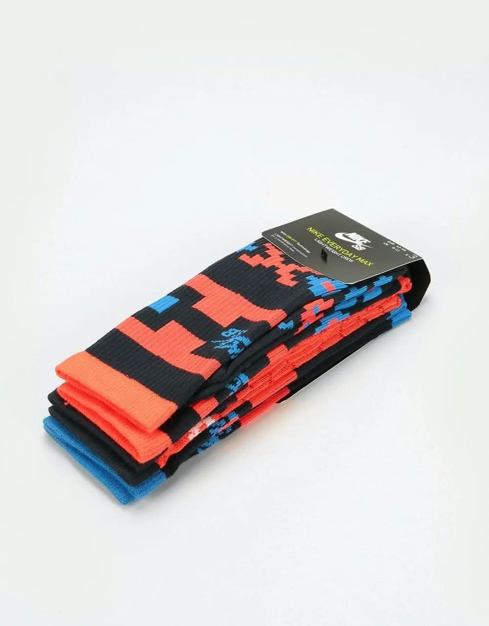 Nike SB Everyday Max Lightweight Crew Socks - Multi