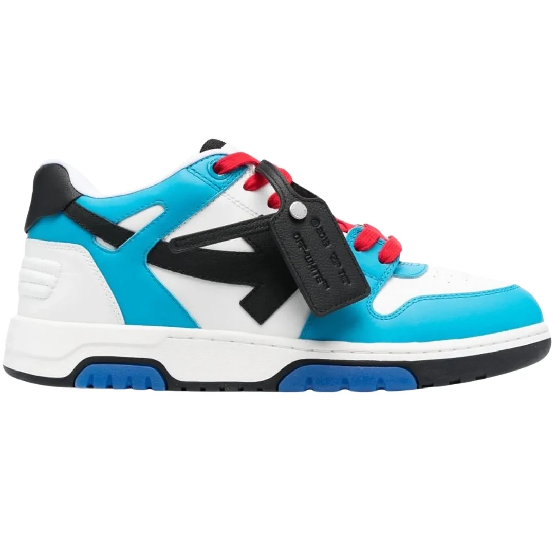 Off-White Out Of Office White Blue/Black Leather Sneakers