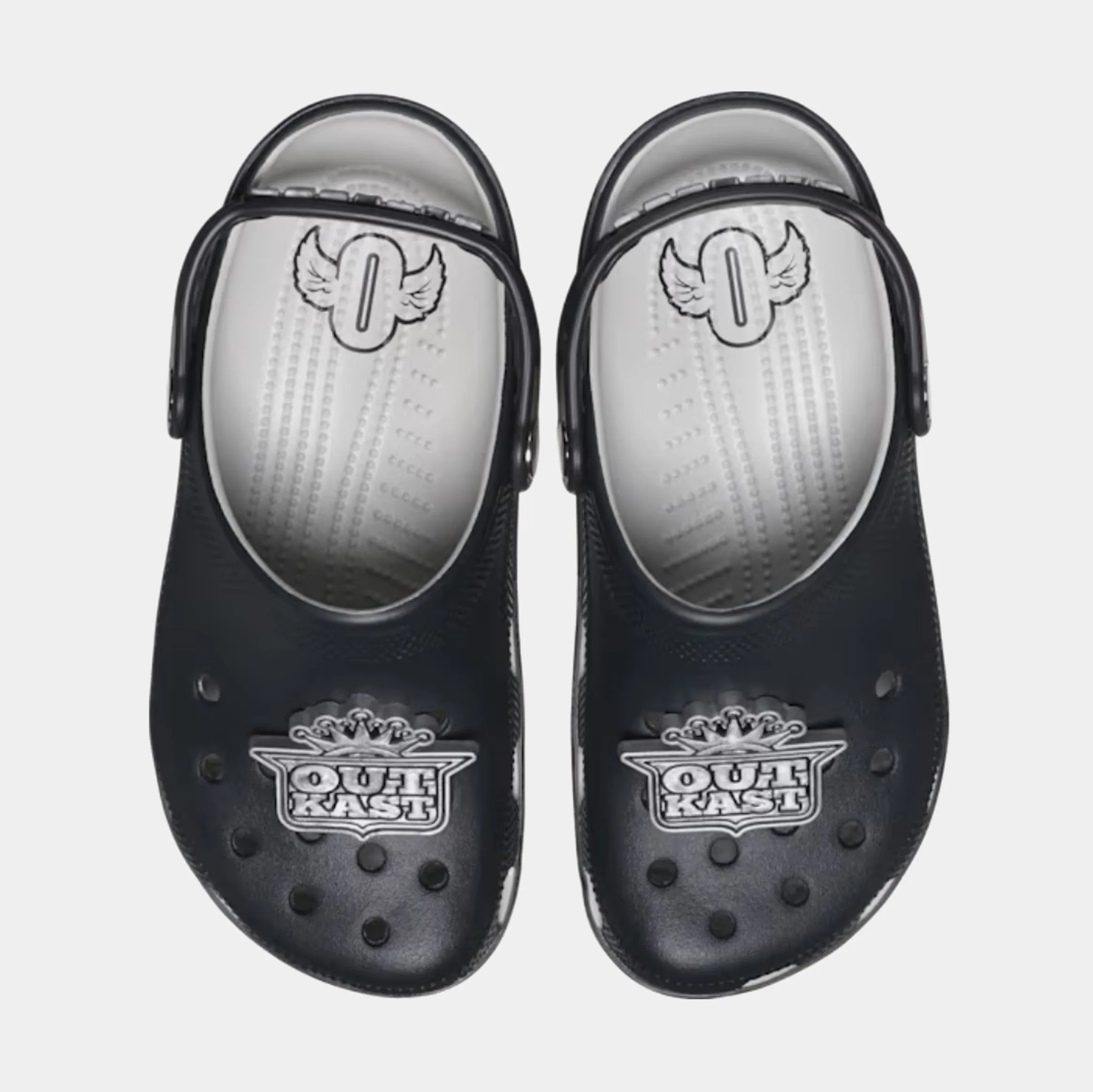 Outkast Classic Clog Mens Sandals (Black/Silver)