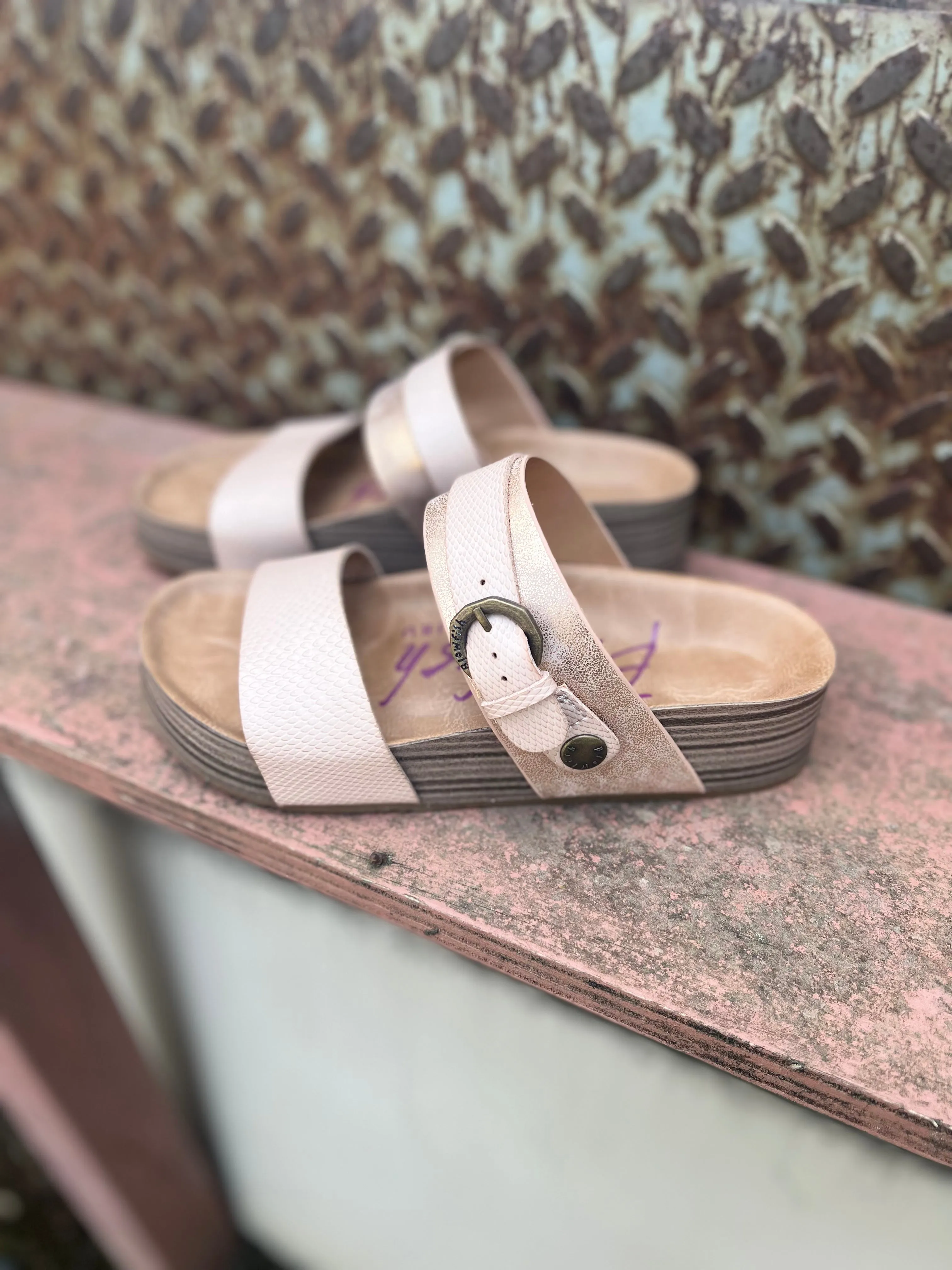 *Outlet* Blowfish Marge Sandals (Lotus Rose Gold)