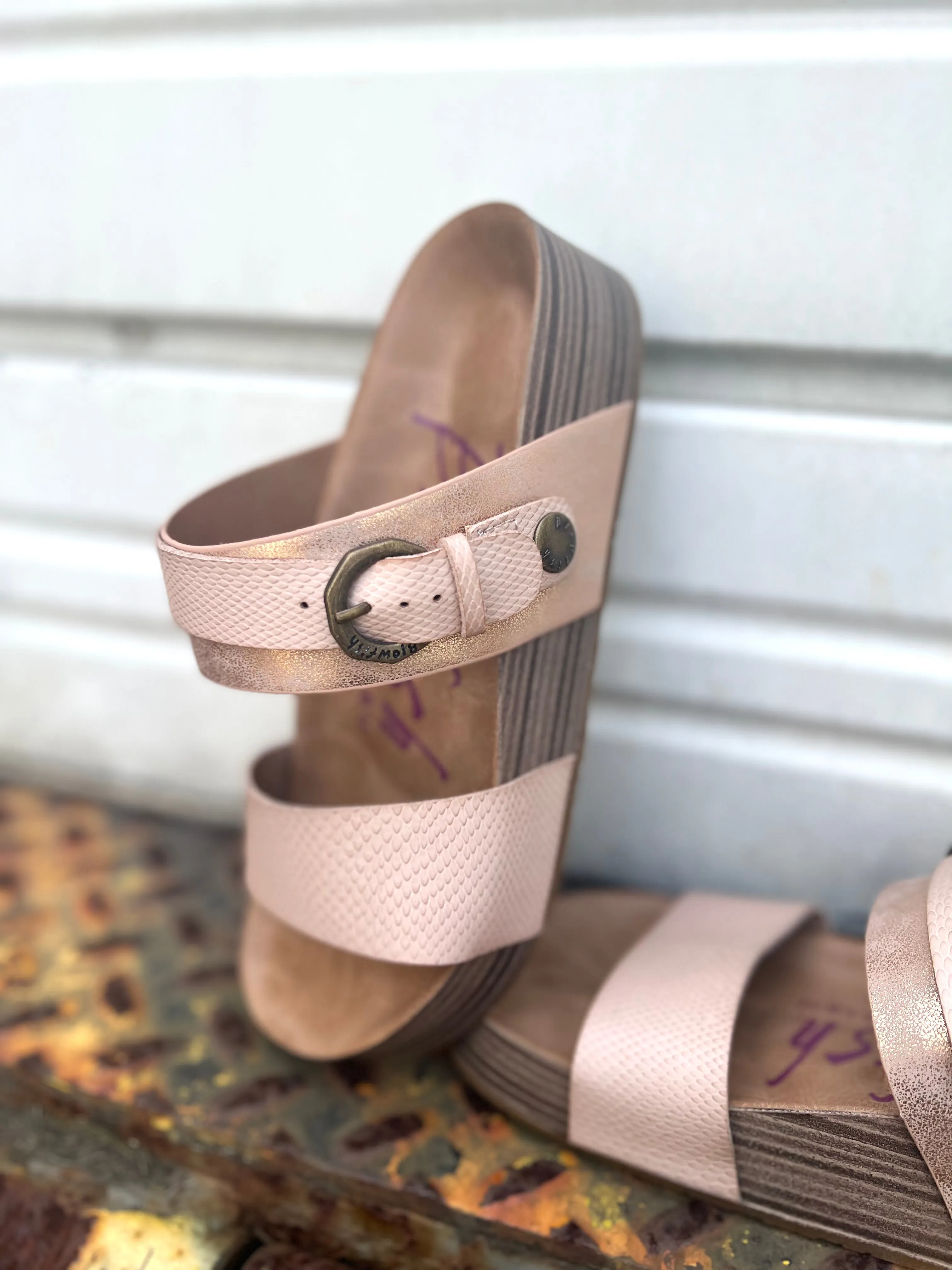 *Outlet* Blowfish Marge Sandals (Lotus Rose Gold)