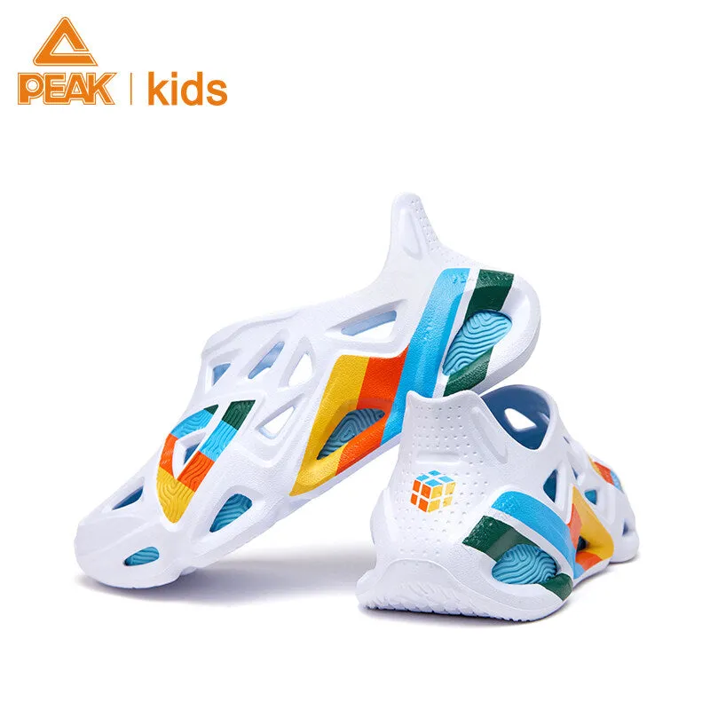 Peak Taichi Sandals Fashion Breathable Hole Shoes Unisex Casual Outdoor Beach Shoes Lightweight Sport Sandals EKT2297L