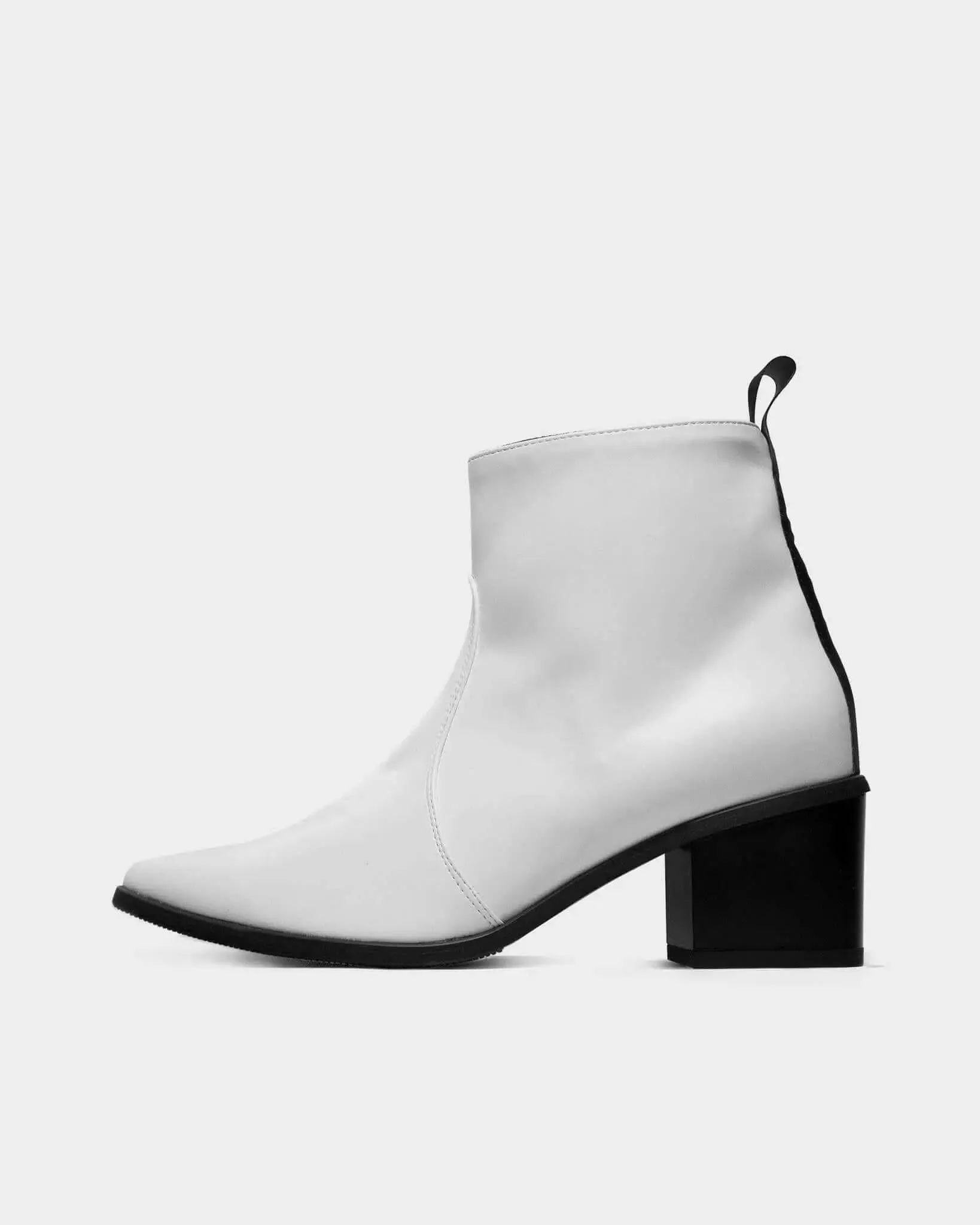 PRE-ORDER Vegan Swan No.1 White Nopal cactus leather boots by Bohema