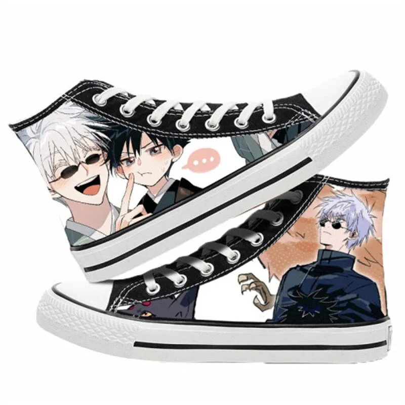 Printed Canvas Sneakers Jujutsu Kaisen Set-2 (Variants Available)