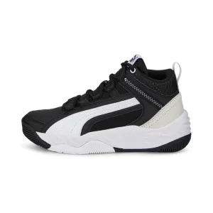 Puma sneakers alta da ragazzo Rebound Future Evo Core Jr 386170 01 black-white