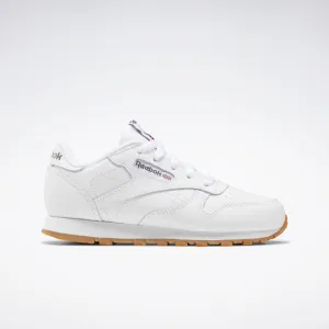 Reebok Footwear Kids Classic Leather Shoes - Preschool WHITE/GUM