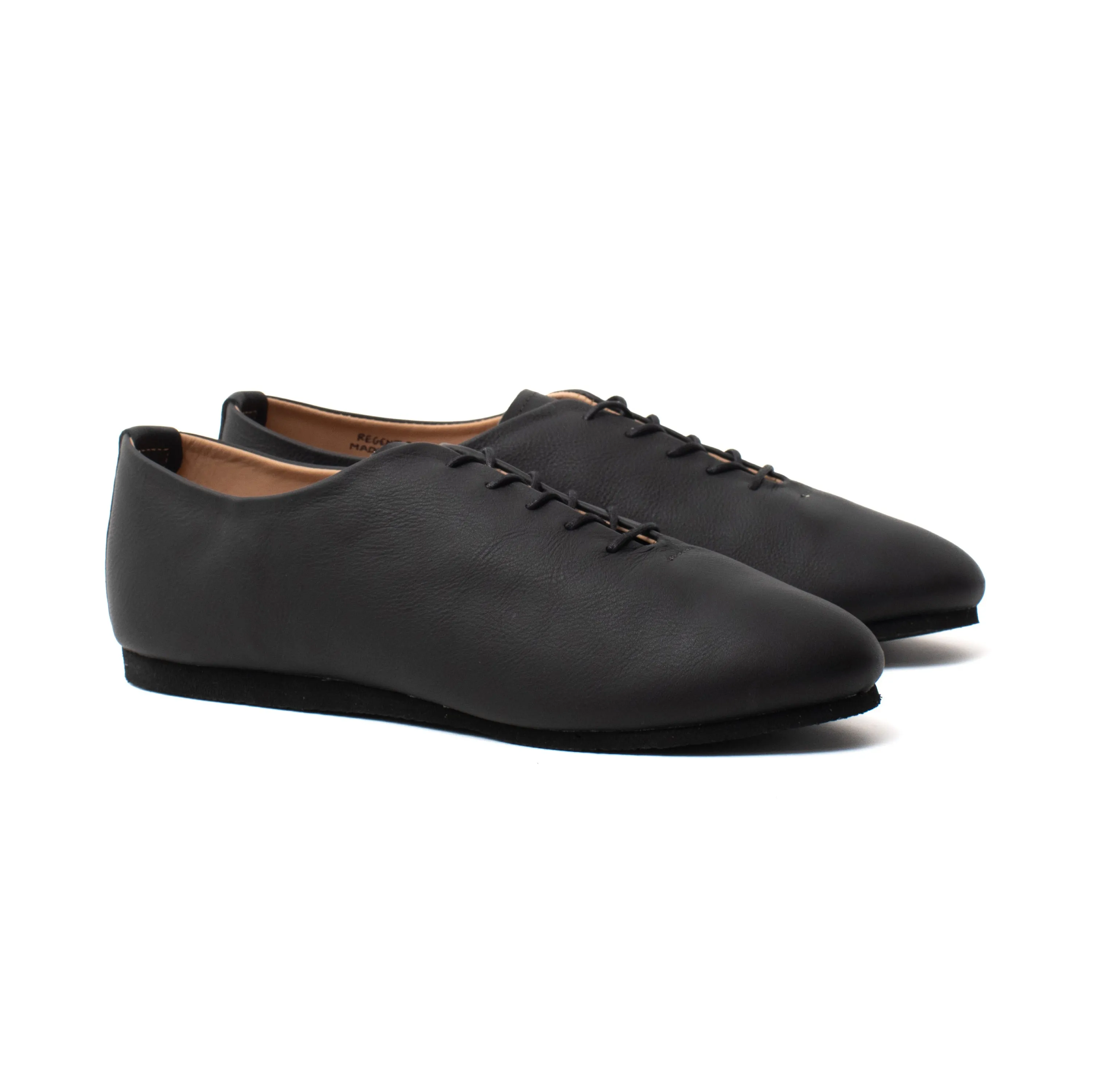 Regent Wholecut Shoe - Black Calf