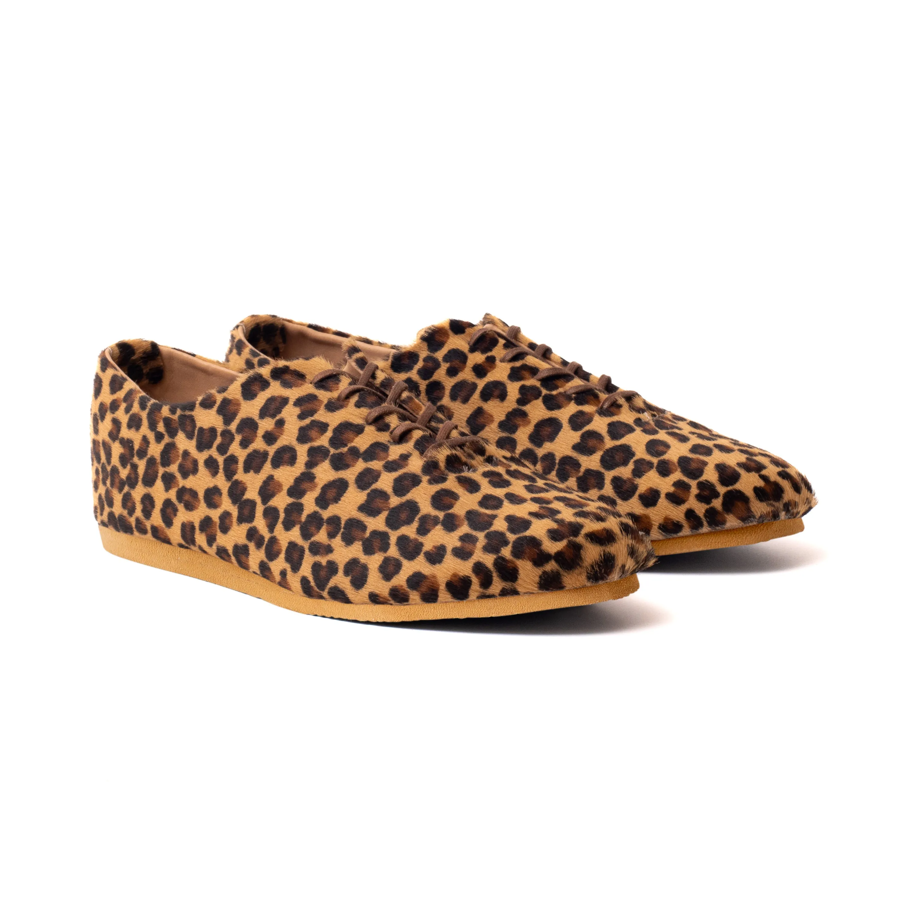 Regent Wholecut Shoe - Leopard Hair On