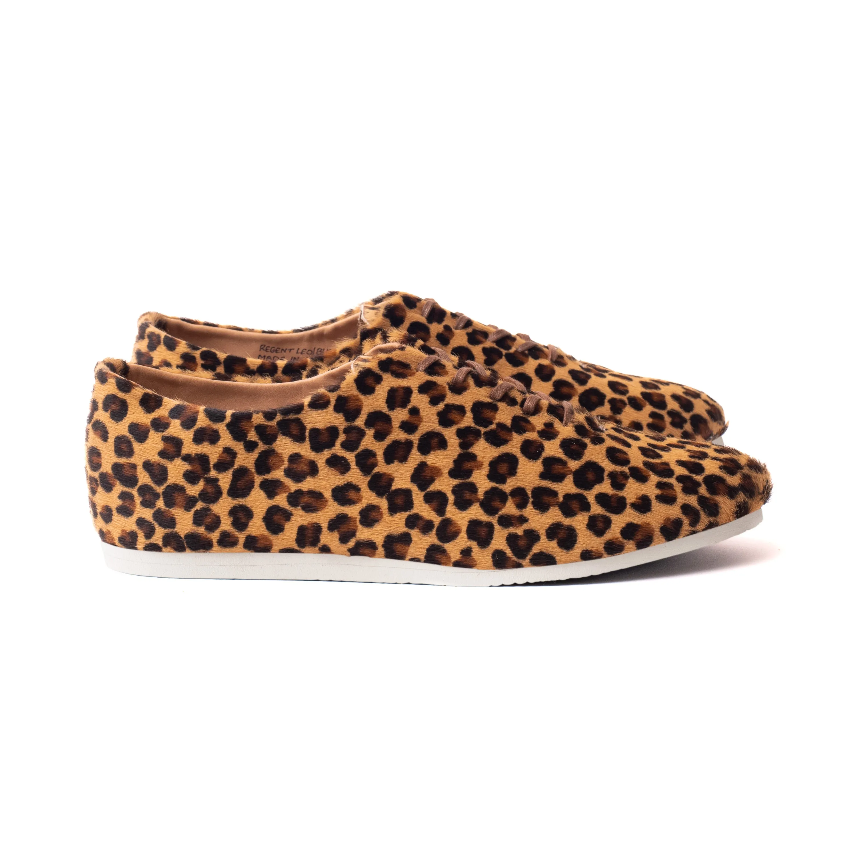 Regent Wholecut Shoe - Leopard Hair On