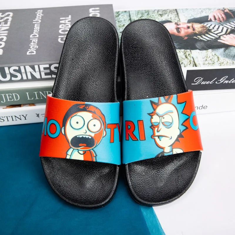 Rick and Morty Shoes Anime Slippers Rick Morty out Casual Fashionable